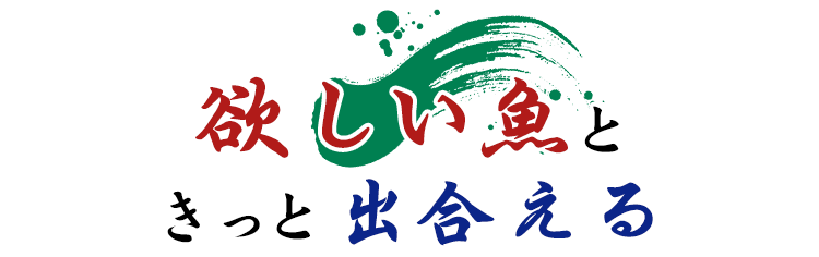 欲しい魚ときっと出合える